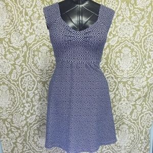 Anthropologie Postage Stamp Sz 0 Cross Back Dress